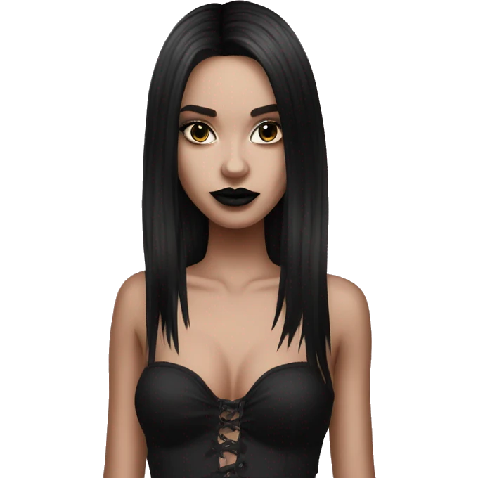 Goth victoria secret model emoji
