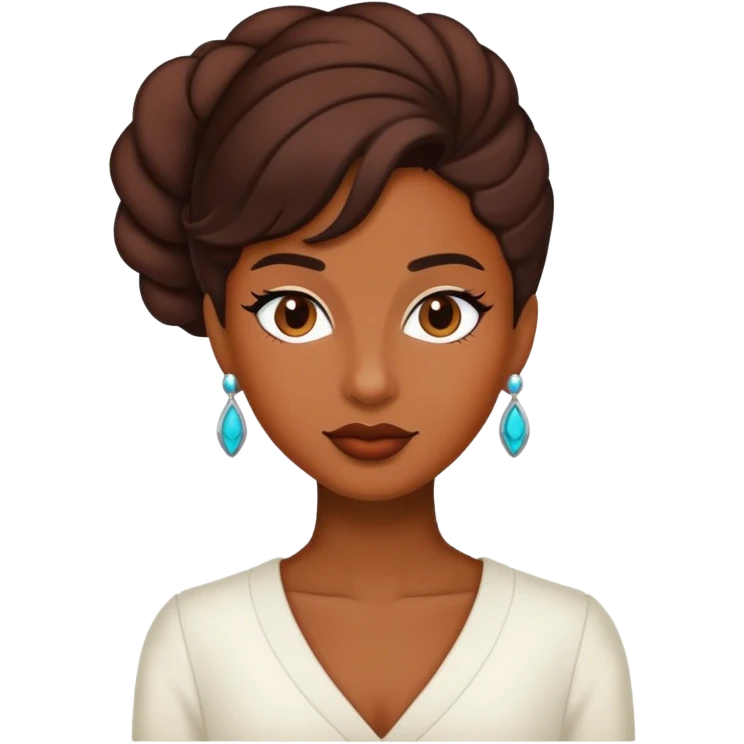 coquette brown emoji