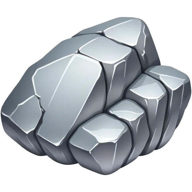 rare earth mineral nugget platinum precious emoji
