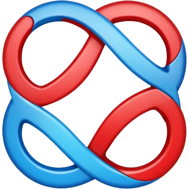 Devops  infinty logowith blue red combo  emoji