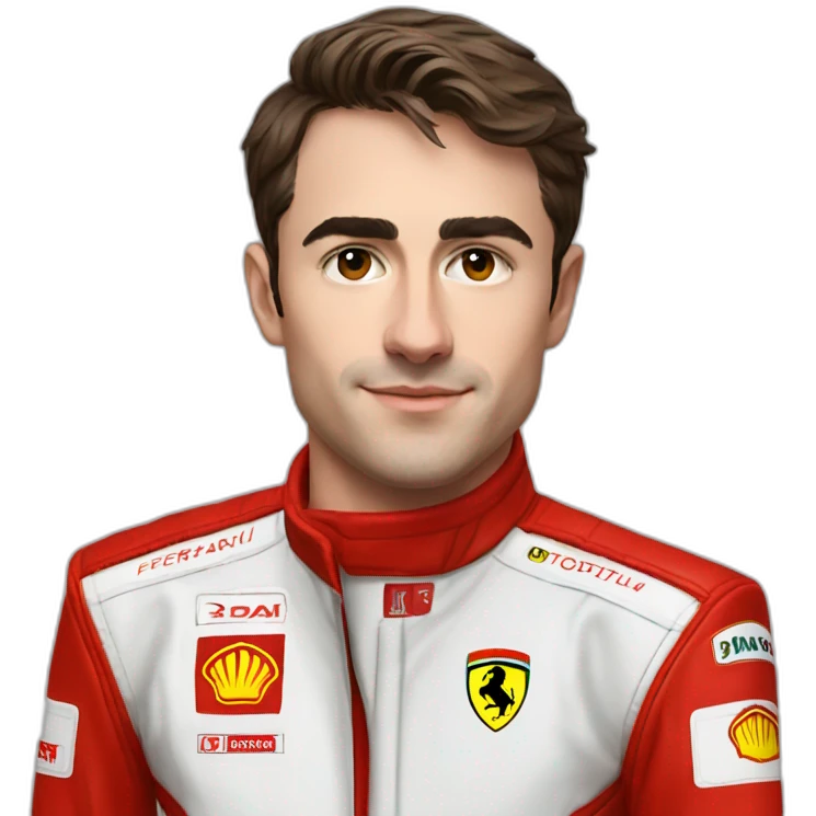 charles-leclerc-ferrari-f1-pilot-red emoji