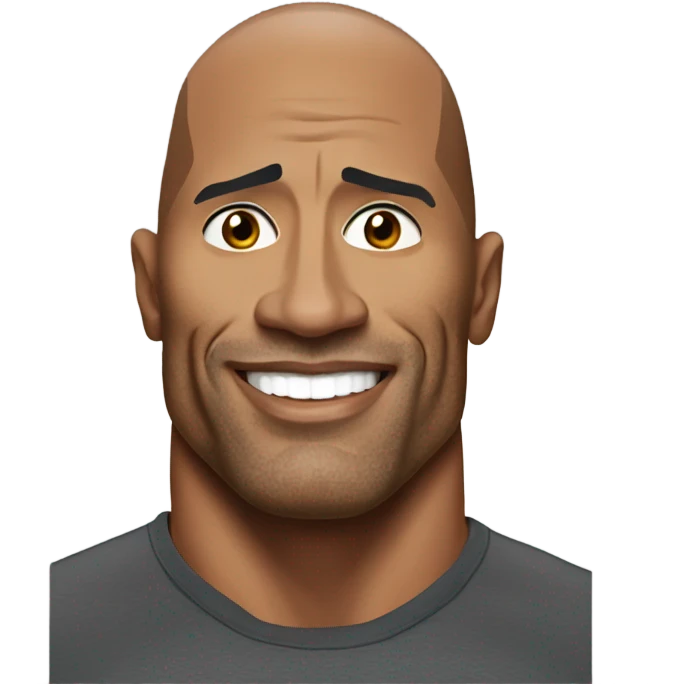 Dwayne Johnson emoji