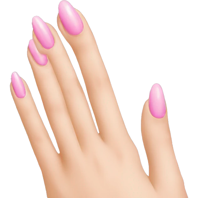 pink nails  emoji