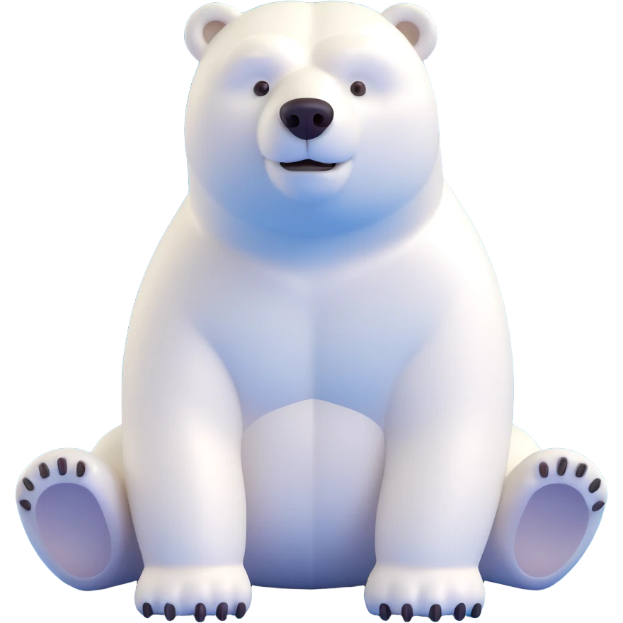 Polar bear emoji