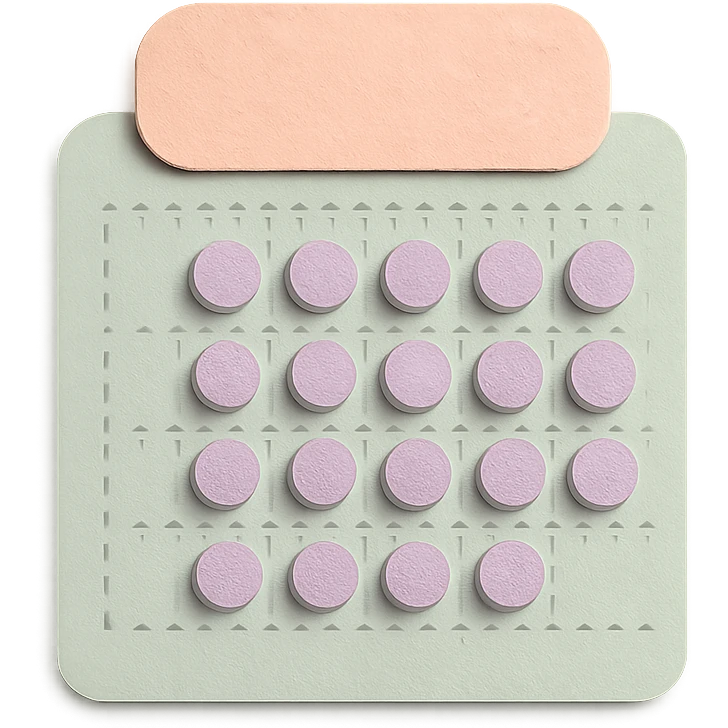 soft pastel gentle habit tracker grid with subtle shadow and delicate dotted lines emoji