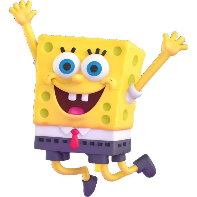 iconic SpongeBob SquarePants emoji