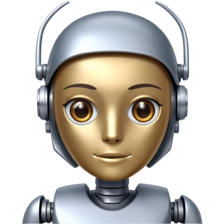 robot in teacher attire emoji