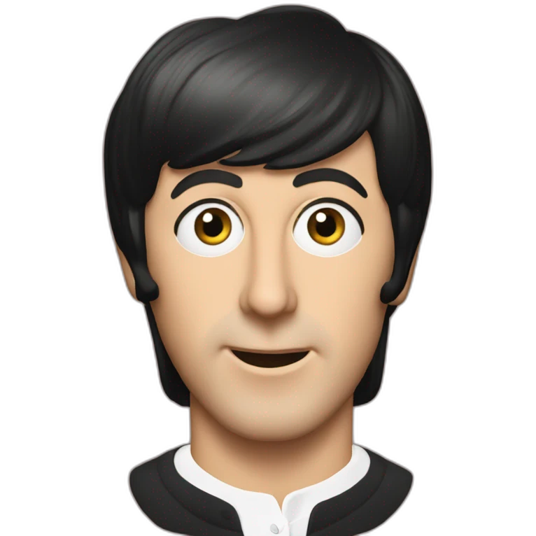 paul mccartney in 1964 emoji