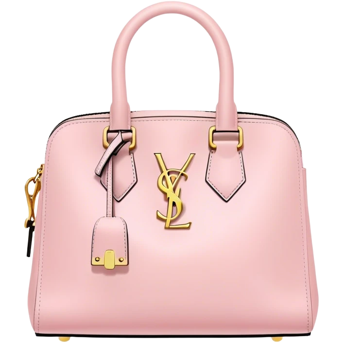 Pastel pink YSL bag emoji