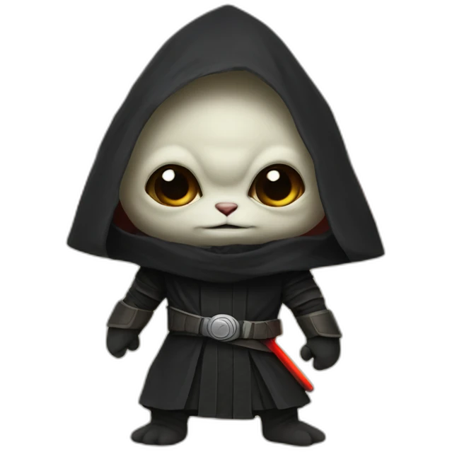 Grogu as a Sith emoji