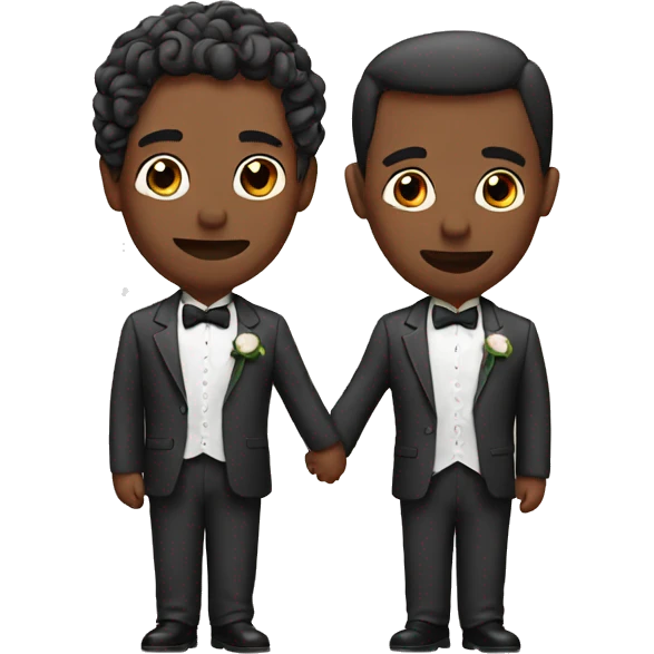 Two men getting married  emoji