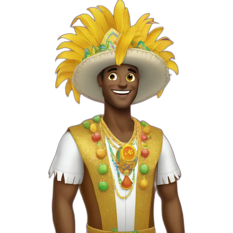 brasilian carnaval yang man emoji
