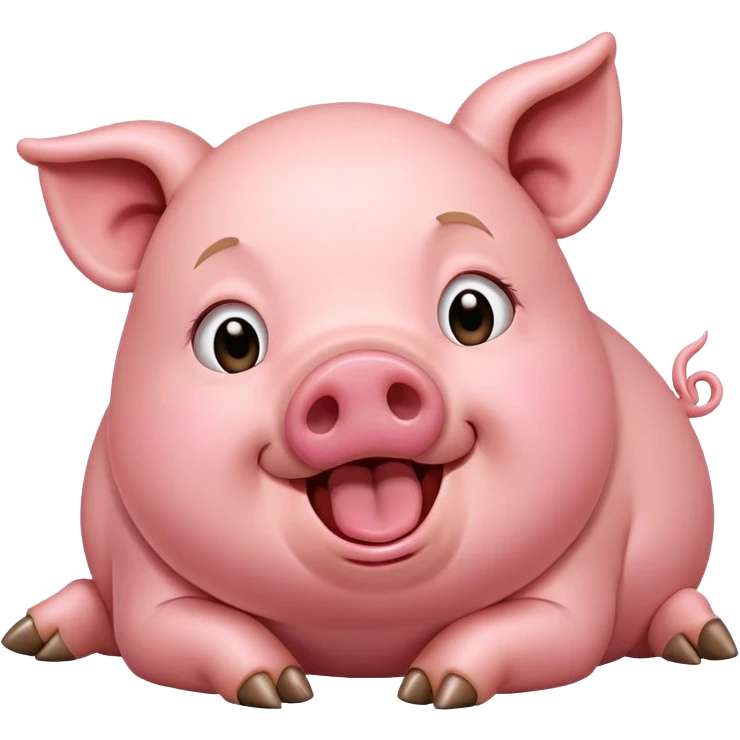 Pig waking up  emoji