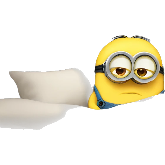 minion sleeping  emoji