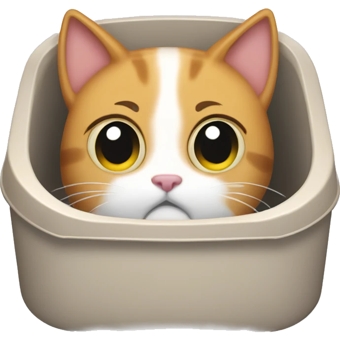Cat litter box emoji