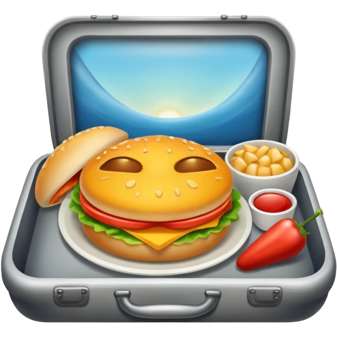 plane food emoji