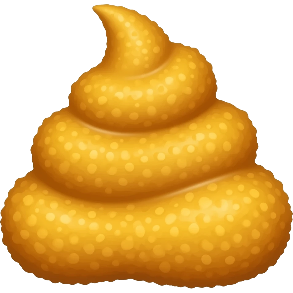 poop in the shape of chicken nuggets emoji