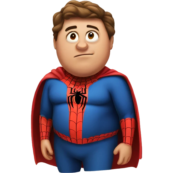 Fat fat fat spiderman emoji