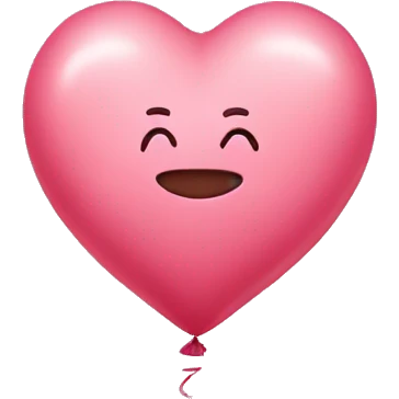 Ballon heart  emoji