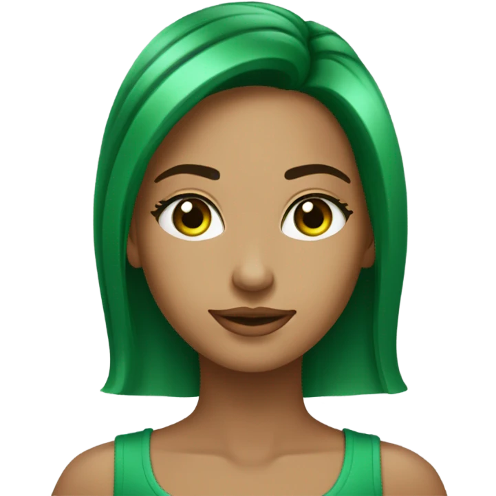 Garota de olhos verdes e cabelo loiro escuro fazendo compras emoji