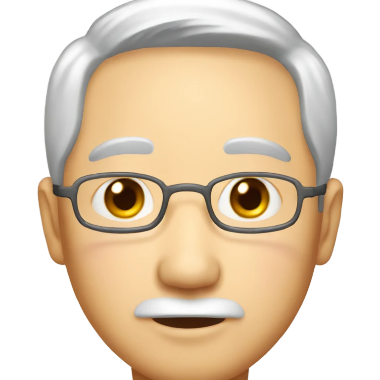korean, 55 years old, man, small eyes emoji