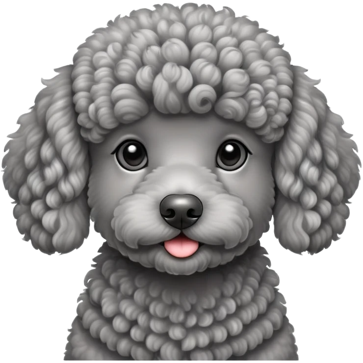 Grey Poodle emoji