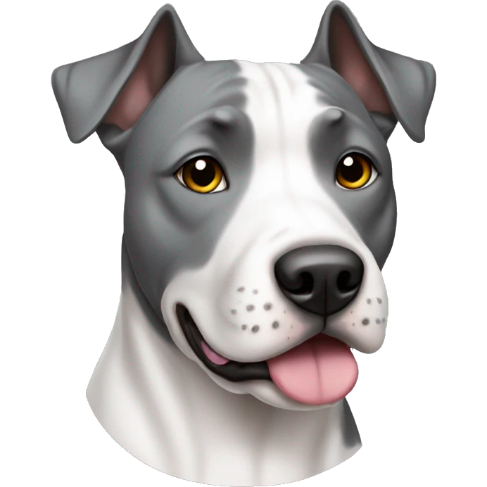 Amstaff grey emoji