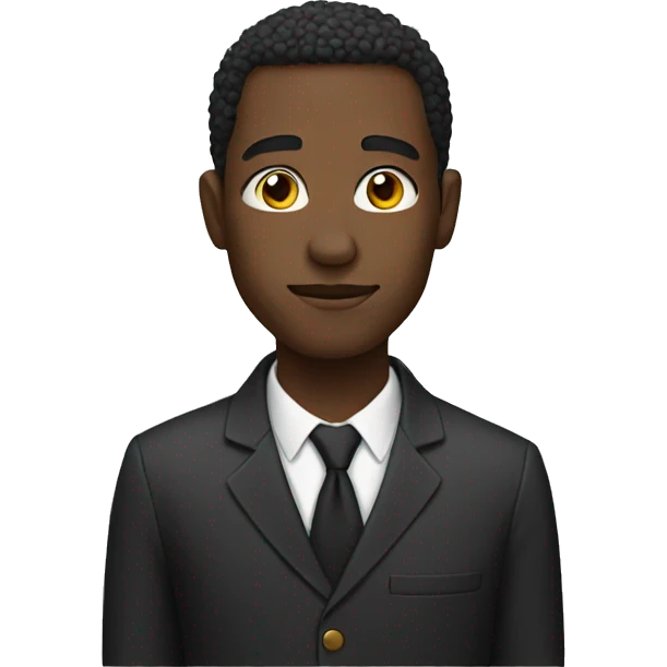 black man emoji