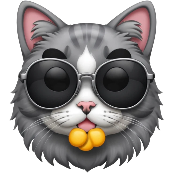 Cat wearing sunglasses emoji