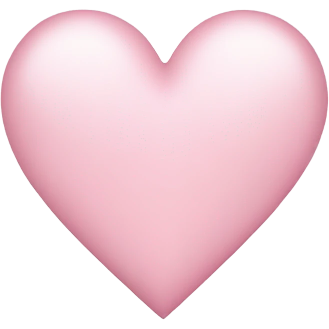 Light pink heart emoji