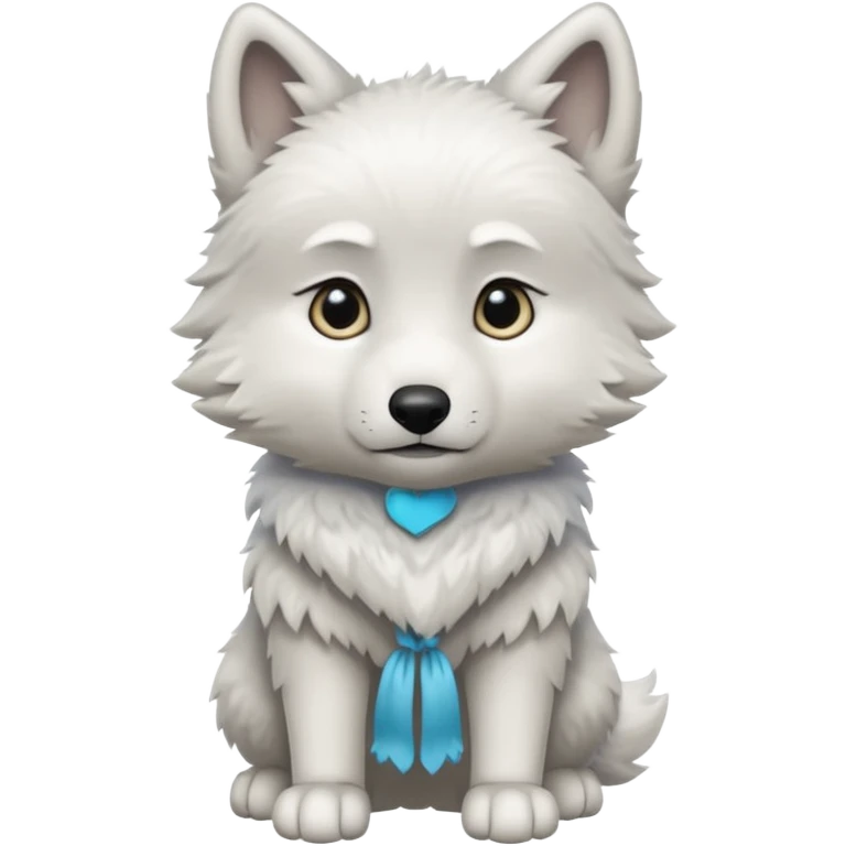 a full body of baby white wolf 



















 emoji