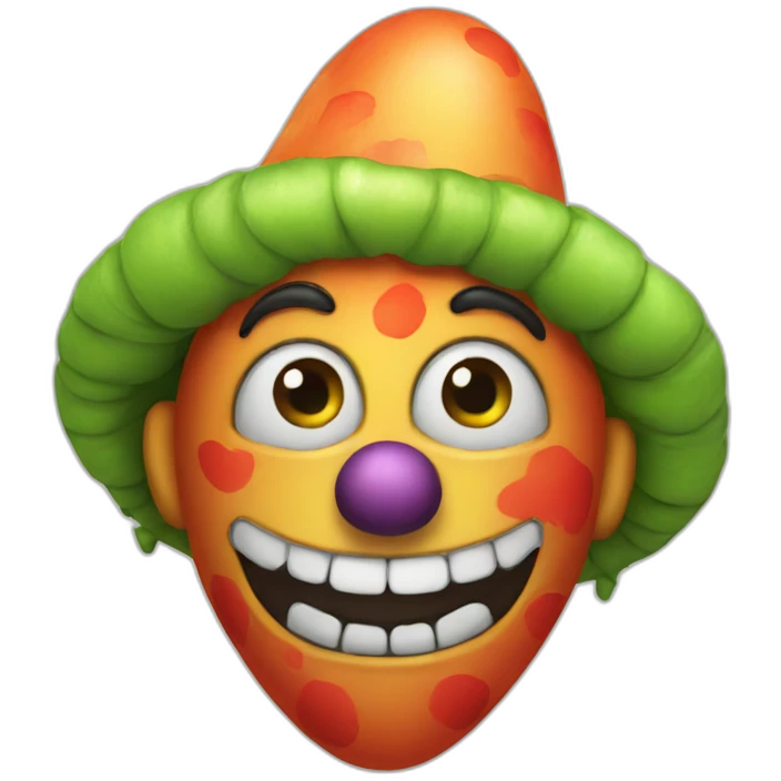 clown papaya emoji