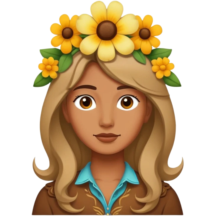 Western flower  emoji