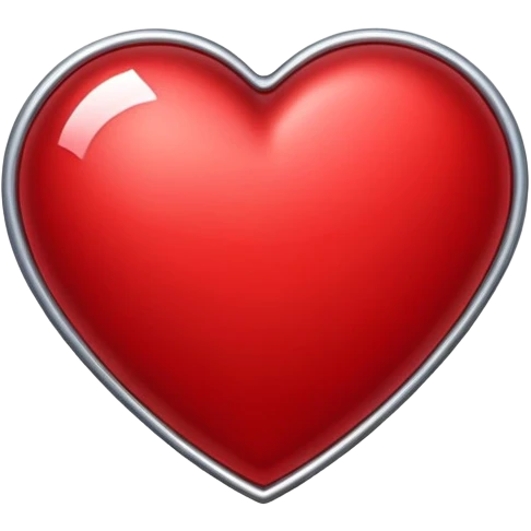 Heart hard emoji