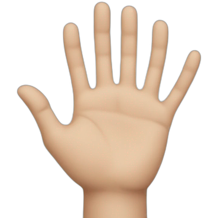 Hand emoji