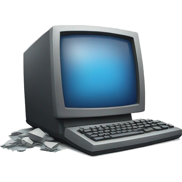 computer crash emoji