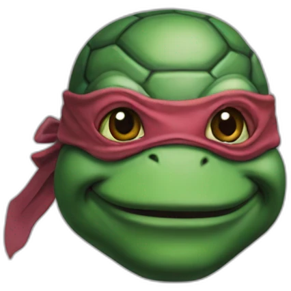 ninja turtle hyper realistic emoji