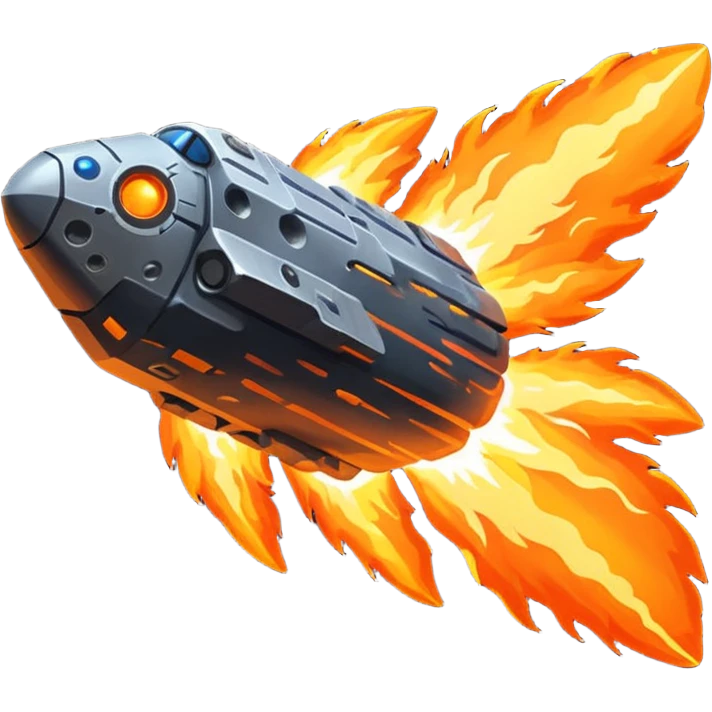 Asteriod emoji make it Falling like a shooting star keep it a ssteriod alone emoji