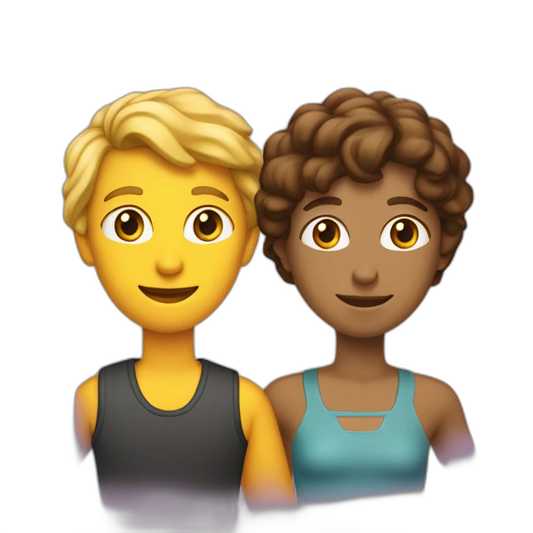 Cœur brisé avec les deux personnes emoji