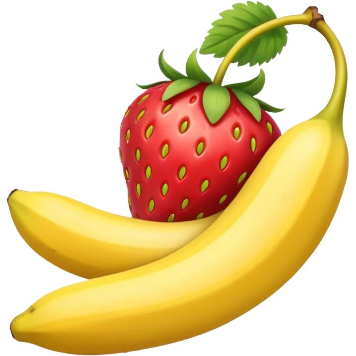 strawberry banana emoji