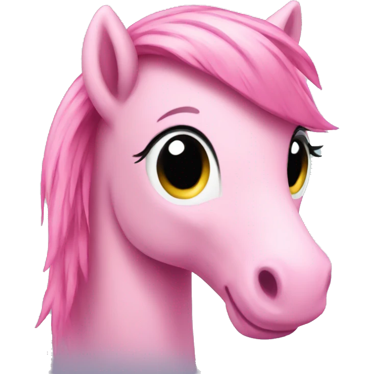 Little pink pony emoji