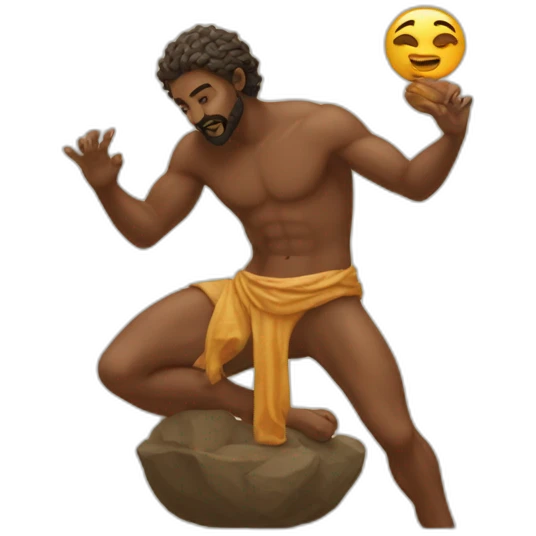 god creating Adam emoji