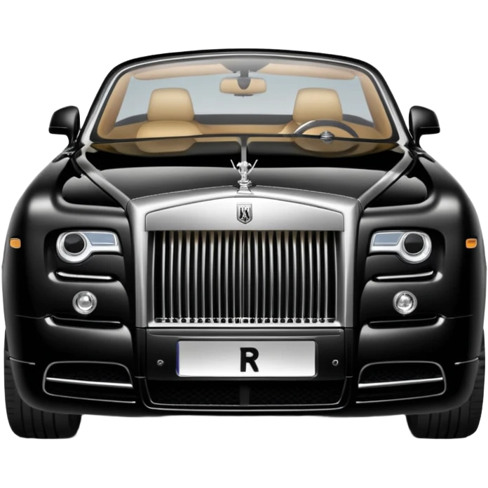 rolls royce noire droptail image to emoji emoji