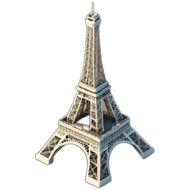 isometric-3d-eiffel-tower emoji