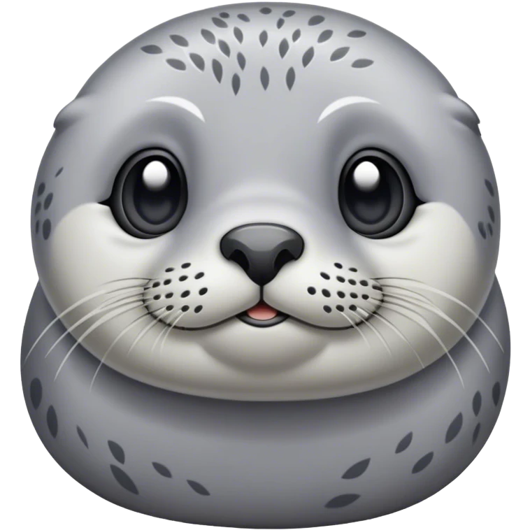 Cute, Disney-style harbor seal  emoji