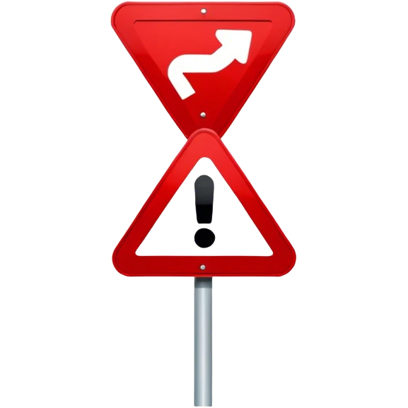 placa de transito vermelha escrito pare emoji