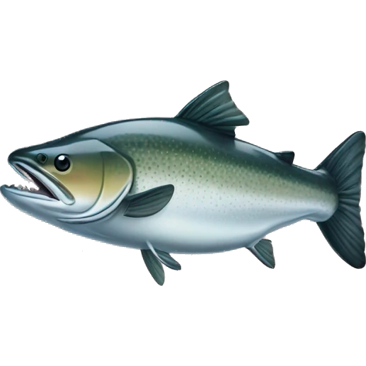 Spawning Chinook salmon  emoji