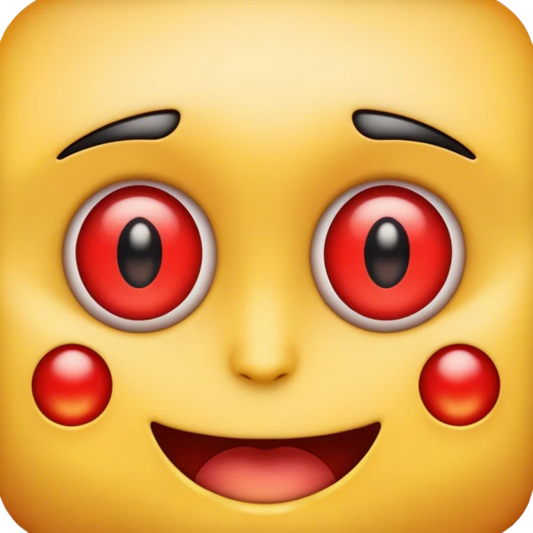 emoji red eyes emoji