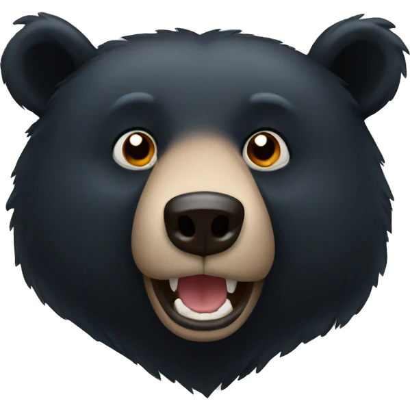 Black bear emoji