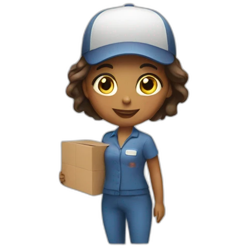Delivery girl  emoji